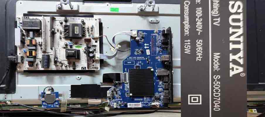 تلویزیون پنل شکسته ال ای دی هوشمند سونیا مدل SUNIYA S-50CD7040