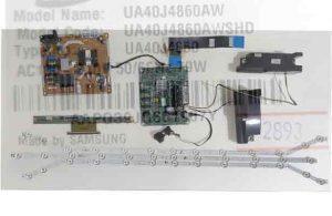 تلویزیون پنل شکستهSAMSUNG سامسونگ 40H4860AW