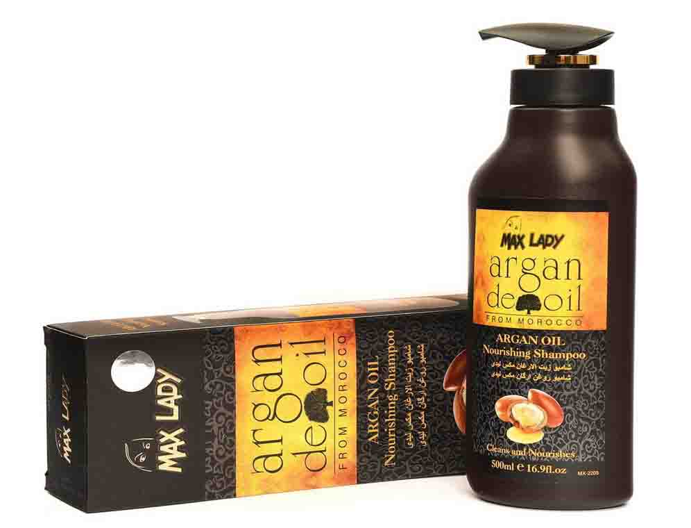 شامپو روغن ارگان مکس لیدی MAX LADY ARGAN OIL