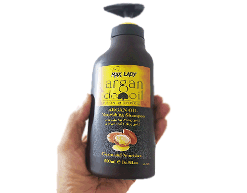 شامپو روغن ارگان مکس لیدی MAX LADY ARGAN OIL