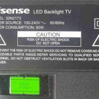 broken panels tv پنل تلویزیون شکسته پاورمین موجودHisense Model:32N2173