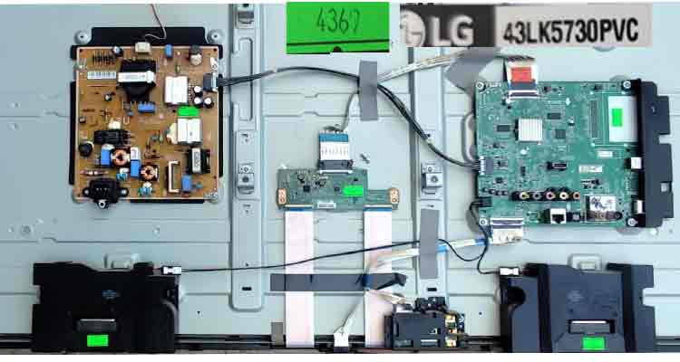تلویزیون 43 اینچ ال جی پنل شکسته مدل  LG 43LK5730