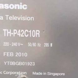 پاناسونیک مدل Panasonic TH-P42C10R Plasmaپنل شکسته