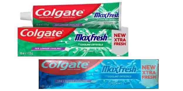 خمیر دندان کلگیت در چند رنگ مدل MAX FRESH MANY COLORS Xtra Fresh 100ml حجم 100 میلی لیتر  Colgate Toothpaste Max Fresh 100 ml