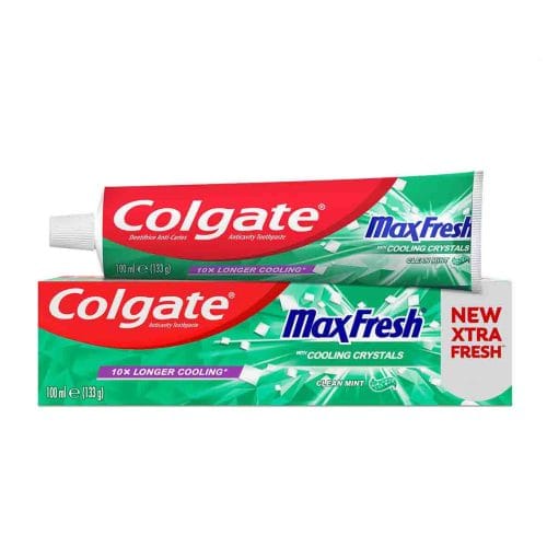 خمیر دندان کلگیت در چند رنگ مدل MAX FRESH MANY COLORS Xtra Fresh 100ml حجم 100 میلی لیتر  Colgate Toothpaste Max Fresh 100 ml