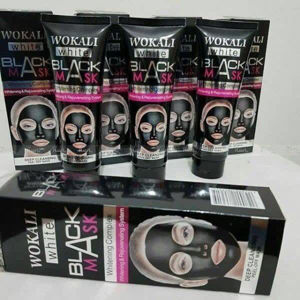 ماسک زغالی ووکالی wokali white black mask