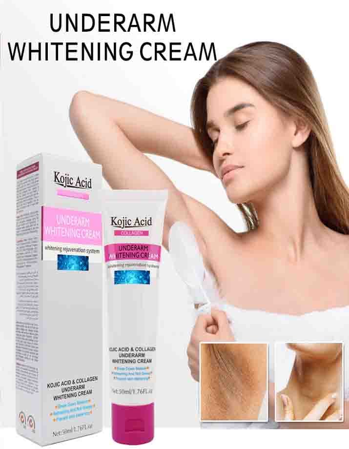 کرم ضدالتهاب خوشبو و سفید کننده زیر بغل 50میل کرم سفید کننده زیر بغل اسید کوجیکKojic Acid Underarm Whitening Cream