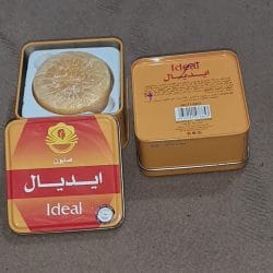 محصول جدیده و هنوز در بازار نیامده صابون ایدیال Ideal ظرف فلزی 100 گرمی