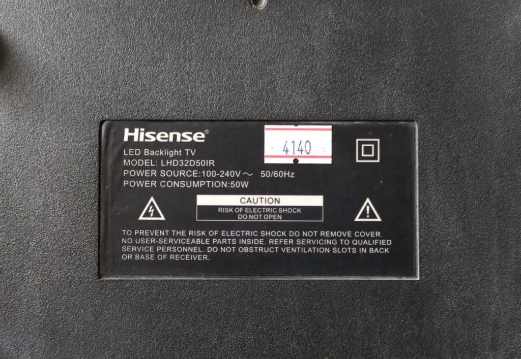 مدل LHD32D50IR هایسنس پنل شکسته  HISENSE BROKEN PANEL