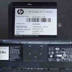 مانیتور پنل شکسته اچ پی HP MONITOR BROKEN PANEL MODEL LE1711