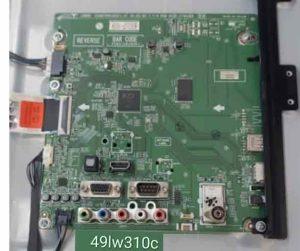 خرید و قیمت مین برد تلویزیون ال جی پنل شکسته مدل 49LW310C