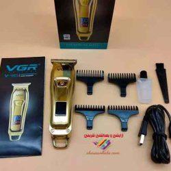 ماشین اصلاح خط و ریش زن صورت و بدن وی جی آر مدل V-965