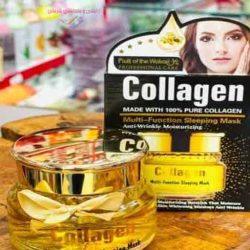 کرم شب کلاژن ساز و لیفتینگ صورت وکالی Collagen Wokali