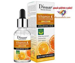 سرم جوانسازی صورت دیسار مدل ویتامینC و هیالورنیک اسید 30 میلی لیتر
