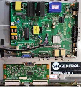 تلویزیون پنل شکسته مدل: SH-GENERAL-MODEL:GS-55TS