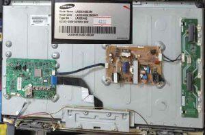 samsung LA32E495E2M تلویزیون 32 مدل LA32E495E2Mپنل شکسته سامسونگ