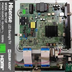 تلویزیون پنل شکسته کامل موجود هایسنس مدلHisense 55A7103F