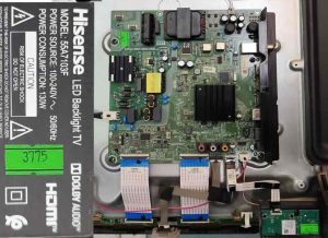 تلویزیون پنل شکسته کامل موجود هایسنس مدلHisense 55A7103F