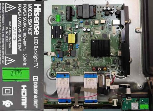 تلویزیون پنل شکسته کامل موجود هایسنس مدلHisense 55A7103F